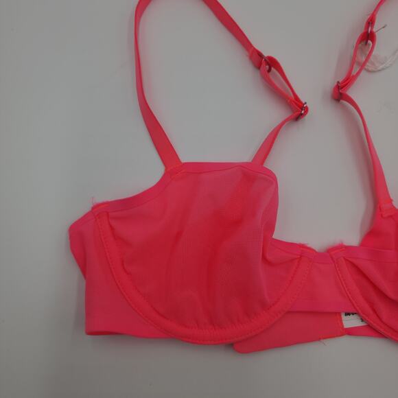 Aerie SMOOTHEZ Unlined Balconette Bra in Luminous Rose Size 32B - Picture 2 of 8